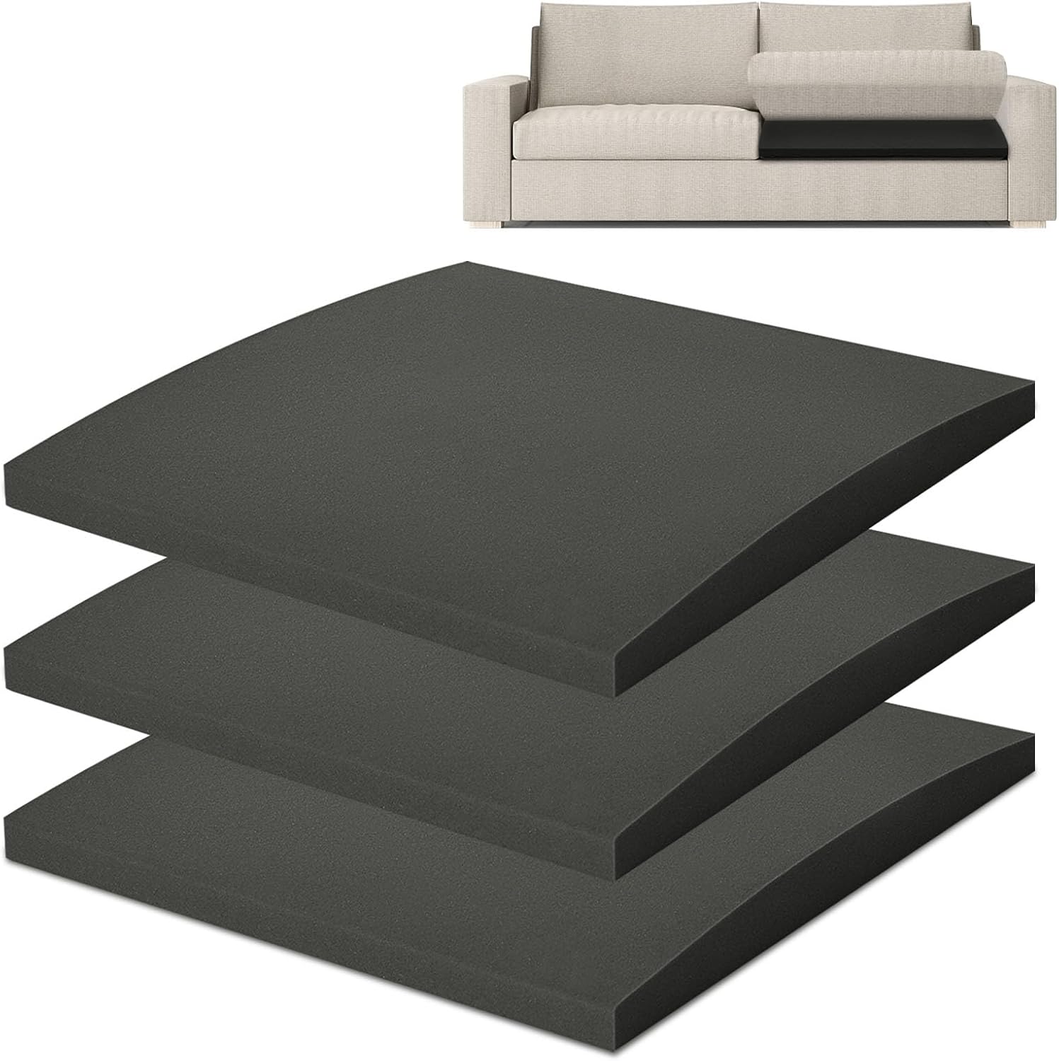 TANYOO Sofa Cushion Support for Sagging Seat Curve Furniture Seat Under