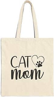 شنطة يد كبيرة توت - شنطة قماش بسحاب لمحبي القطط والقطط مع سحاب - 705