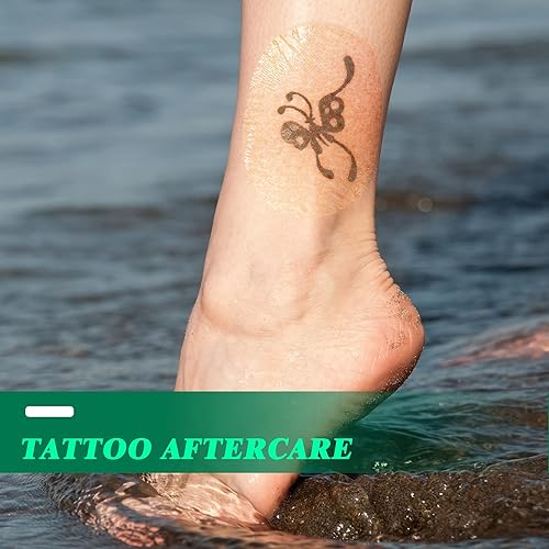 Miniatura 7 de Nuanchu 60 vendajes adhesivos transparentes impermeables, cinta adhesiva transparente para la piel de natación, elipse (3.2 x 4 pulgadas)