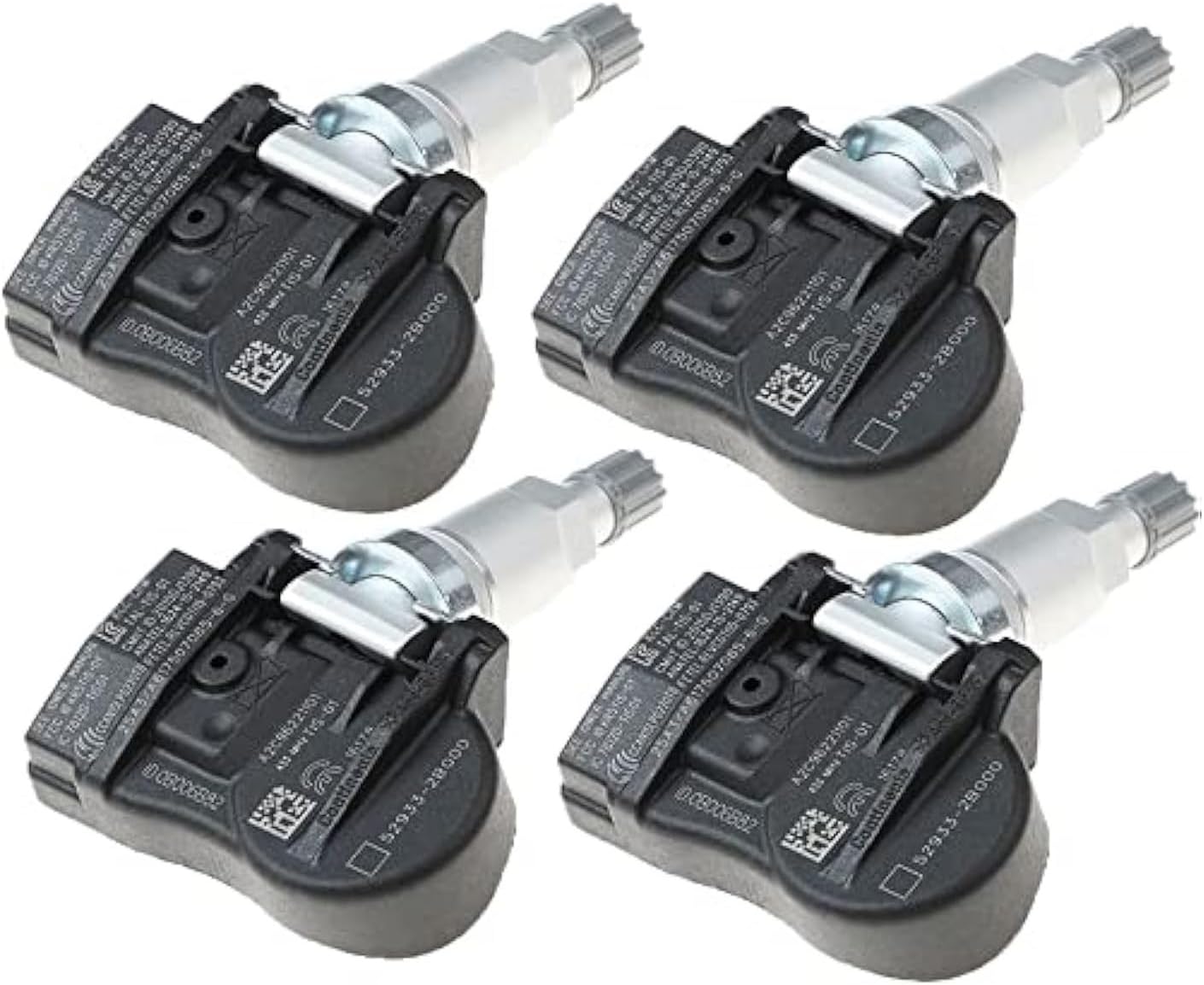 Tire Pressure Sensor Car TPMS Sensor for Hyundai for Santa for Sonata 52933-2B000 529332B000 4 Pcs Tire Pressure Sensor Car Tire Pressure Sensor TPMS