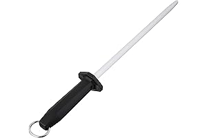 Mercer Renowned 12-Inch Ceramic Honing Rod, Perfect for Precise Sharpening and Honing