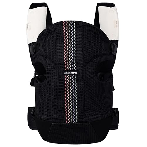 Miniatura 6 de Bebamour Portabebés Knit Portabebés ligero 3 en 1 Portabebés Portabebés Delantero y Trasero (Rosa)