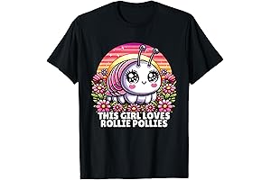 Rollie Pollie, Pill Bug Kawaii, This Girl Loves Rollie Pollies T-Shirt