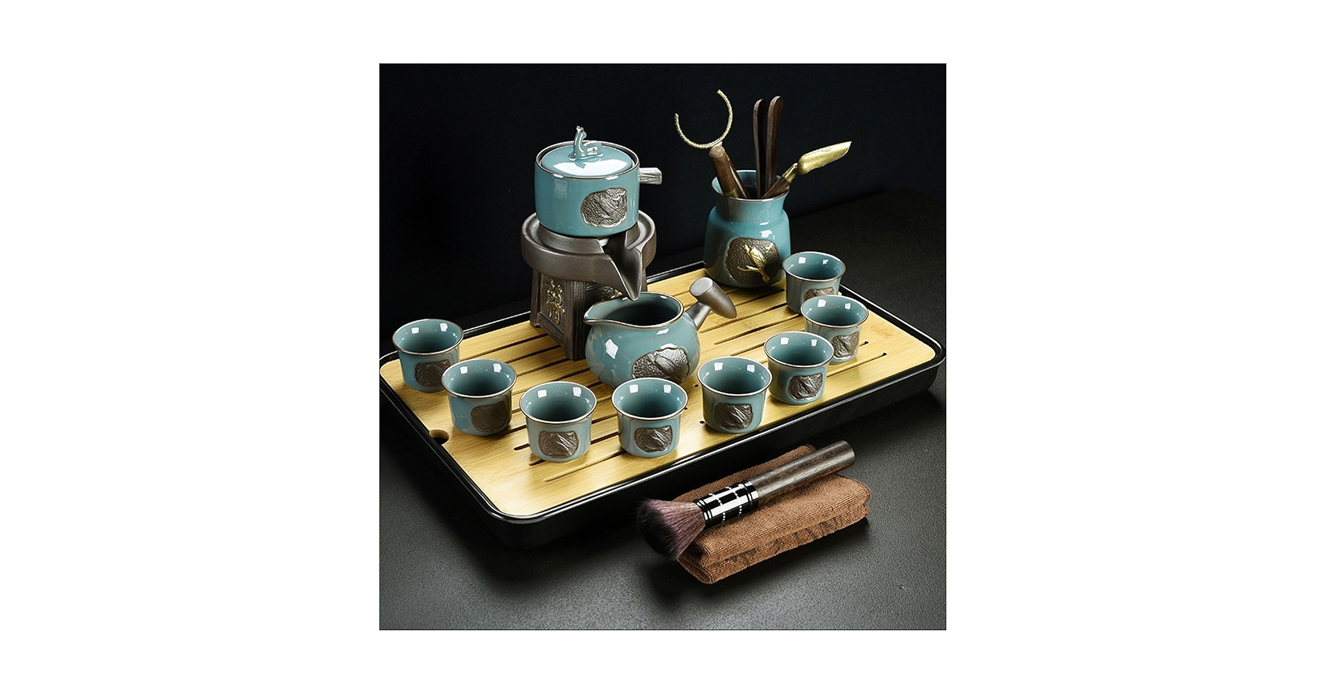 茶器セットリング（サイズ調整可能）nit alcove ティーセットモチーフ Amazon.co.jp: SciAza ティーセット 紅茶 ポット 中国茶器セット