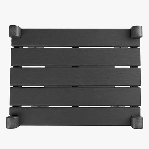 Vista 117 de WestinTrends Dylan Adirondack - Mesa auxiliar redonda para exteriores, color negro