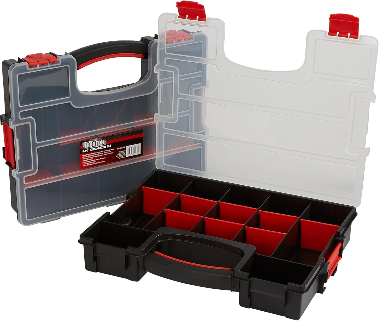 Ironton 2-Pc. Organizer Set - 14 1/2in.W x 11 1/2in.D x 2 1/2in.H
