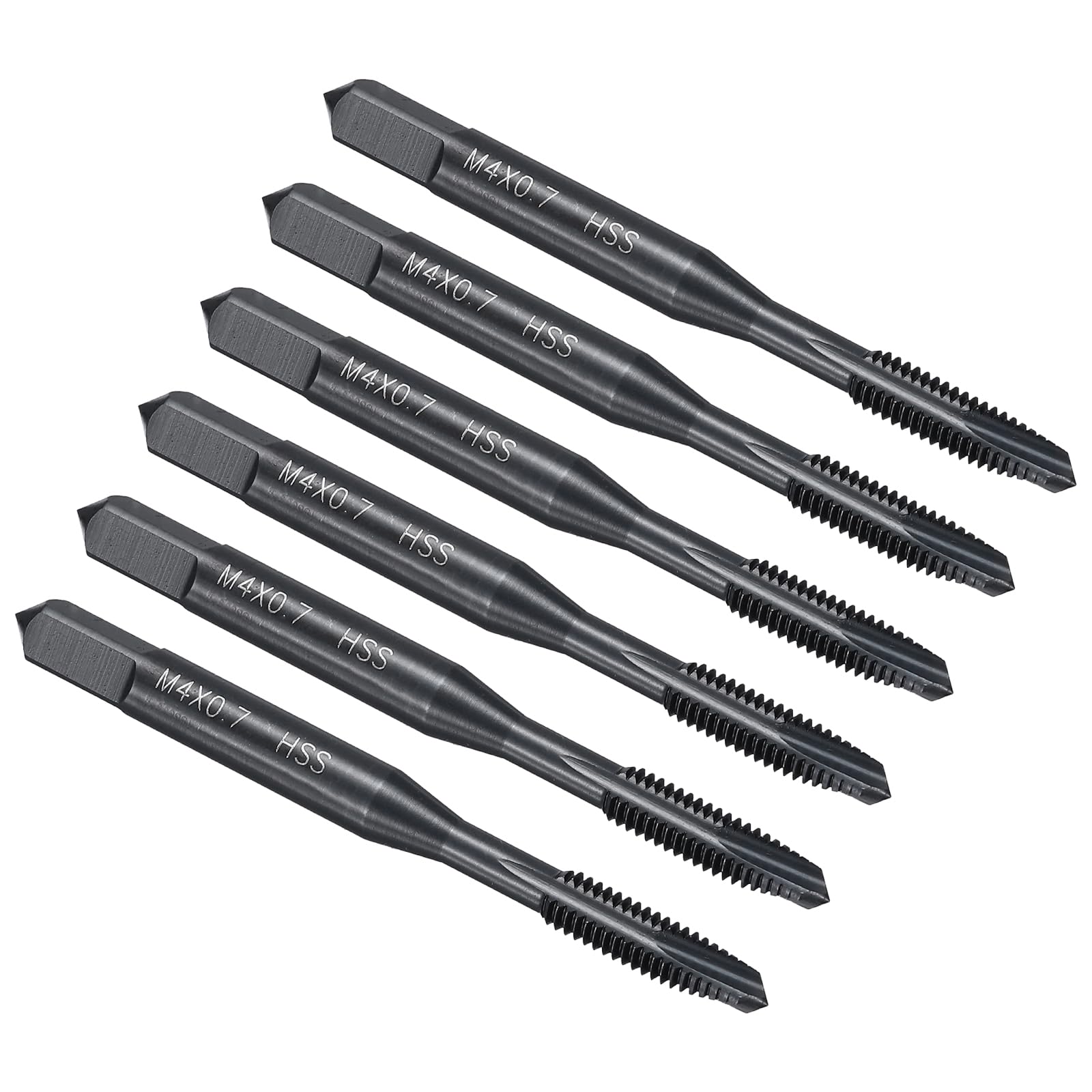 Tarauds à pointe en spirale M4 x 0.7 uxcell pour réparer les filetages métriques usés