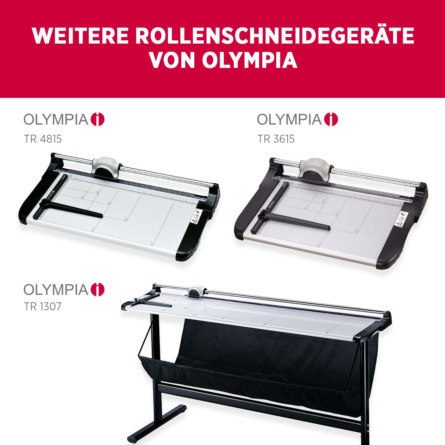 Olympia TR 6712 profesjonalna krajalnica do papieru (DIN A2, 12 arkuszy, linijka do cięcia, wysokiej jakości wycinarka do papieru, kart i zdjęć, metalowa maszyna do cięcia papieru do biura)