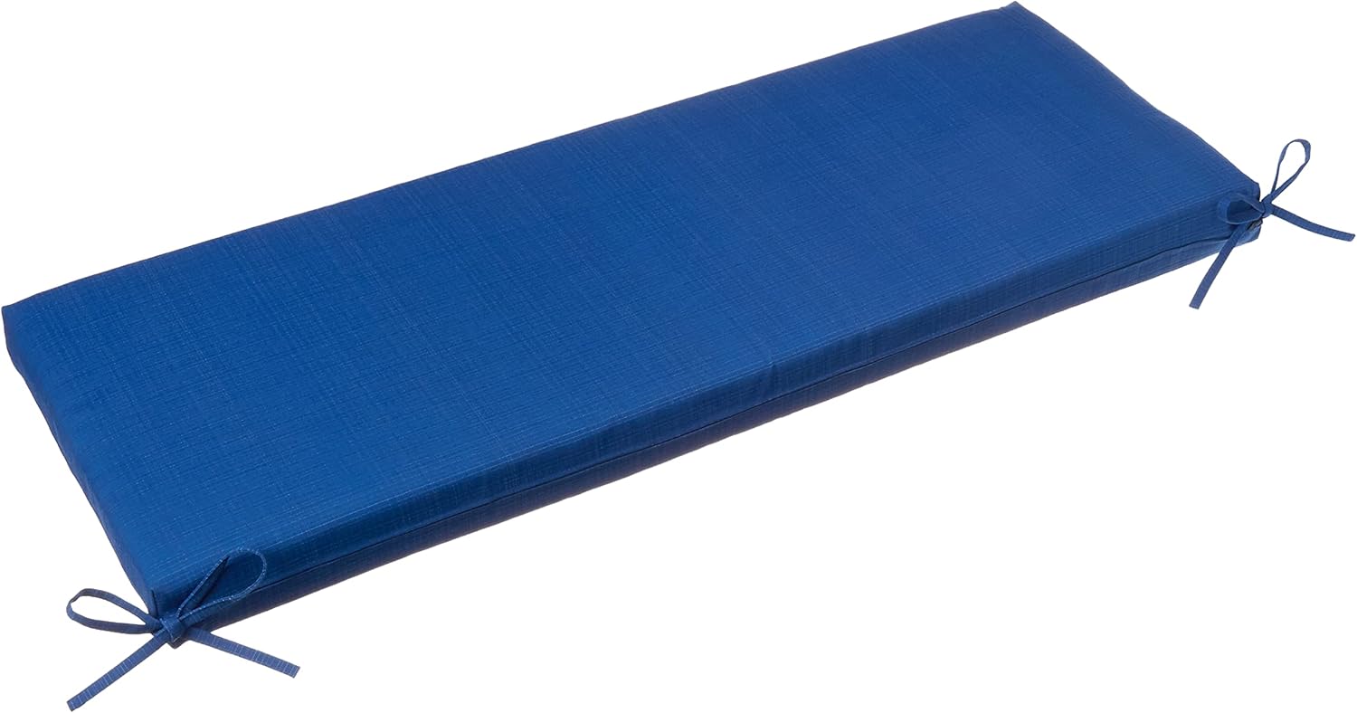blue bench cushions