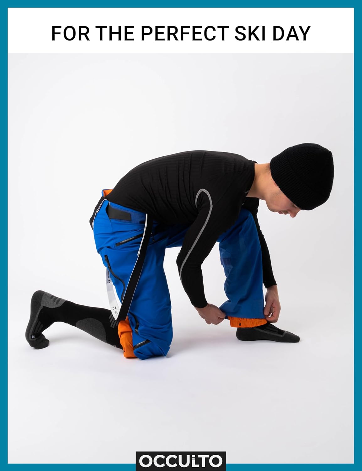 Occulto Men & Women Merino Ski Socks 2 Pack (Model: Toni) - Image 6