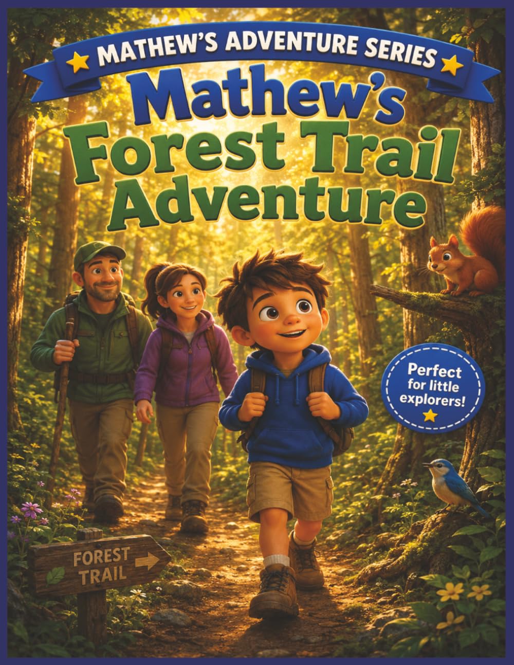 Mathew’s Forest Trail Adventure: A Story About Curiosity, Patience, and Nature (Mathew's Adventures Series')