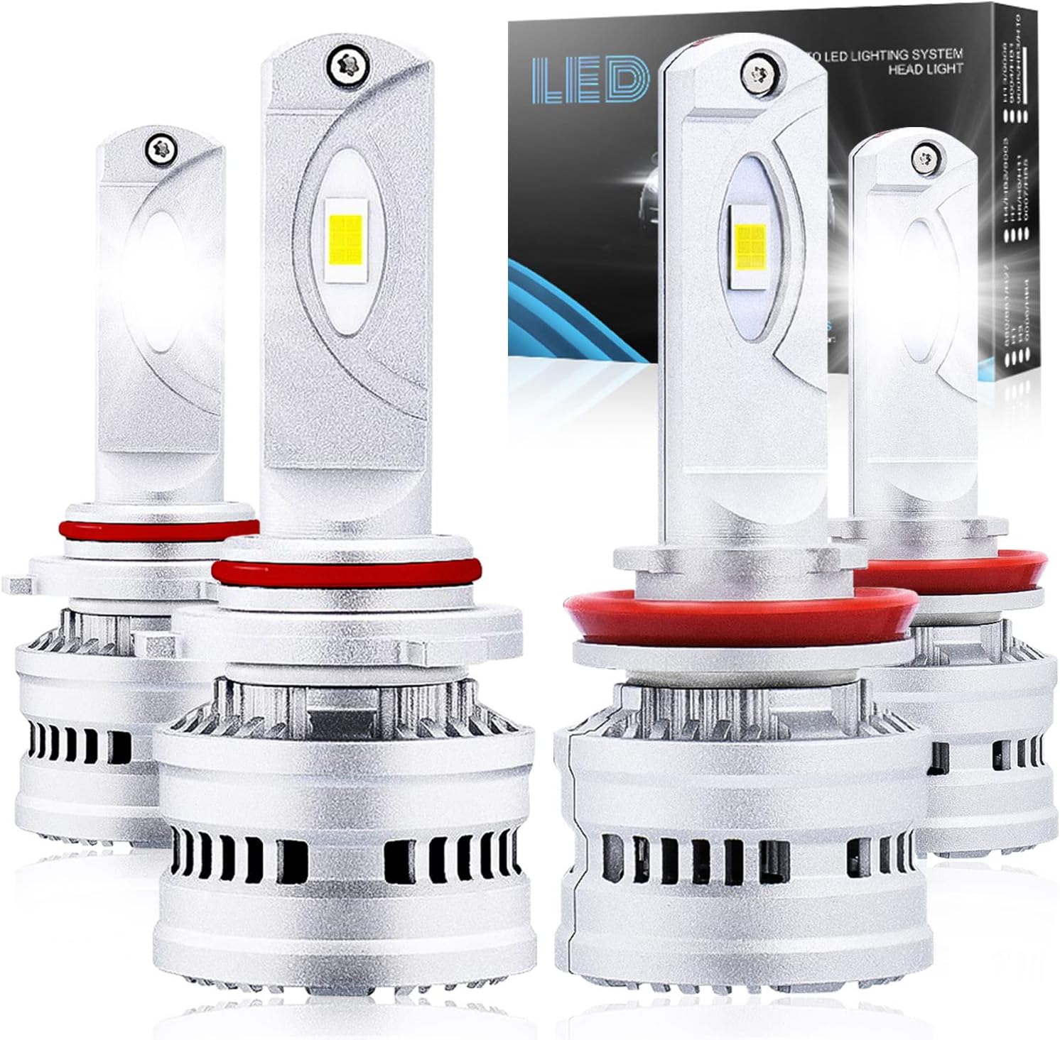 Fit for Toyota 4Runner(20062020) LED Headlight Bulbs, 9005