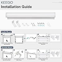Vista 6 de Keego Zebra - Persianas enrollables sin cordones, de tamaño personalizado, opacas, de doble capa, control de luz, fácil de instalar