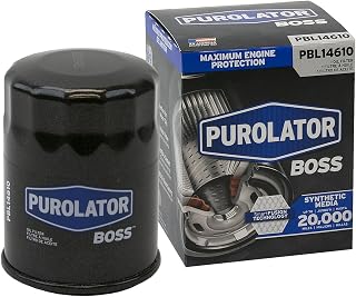 PurolatorBOSS PBL14610 Premium Spin-On Oil Filter - Max 20K Mile Protection for Honda CR-V, Civic, Accord, Nissan Frontier, Titan, Acura MDX