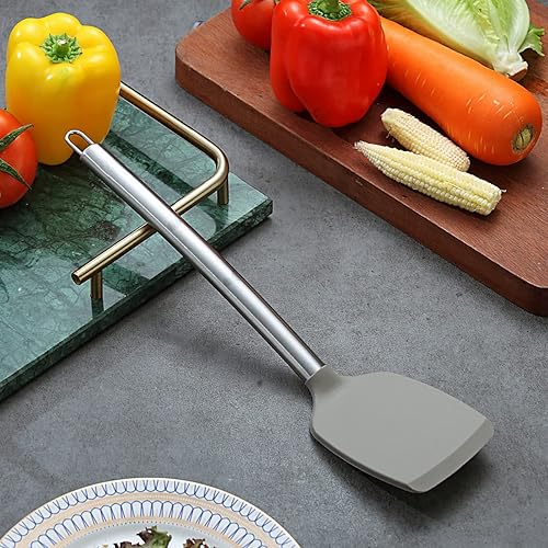 Miniatura 10 de Berglander Cucharón, Cucharón de cocina de silicona antiadherente, cucharón de sopa, cuchara de sopa para cocinar, apto para lavavajillas, fácil de