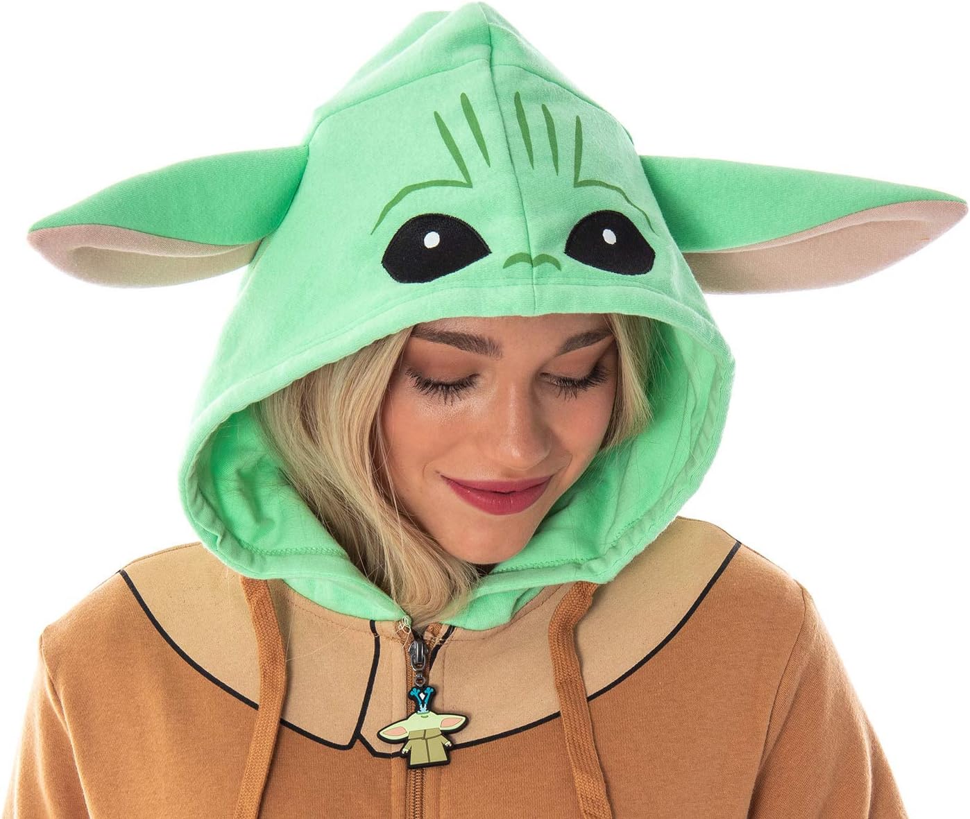 Star Wars Baby Yoda Juniors The Mandalorian The Child Character Costume Zip Hoodie