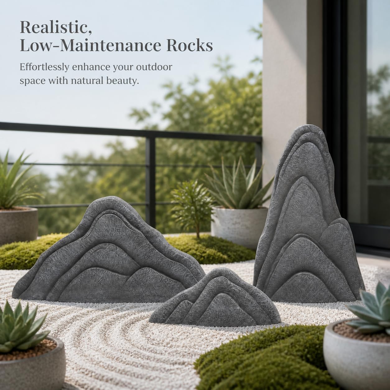 Rocce Decorative Artificiali Resina per , Roccia artificiale combinata F