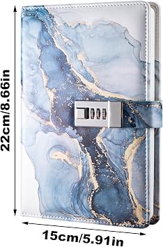 Diary with Lock for Kid,Journaling Notebooks with Portable Design - Stylish Kids' Diaries Journals & Notebooks for Children Boys Girls