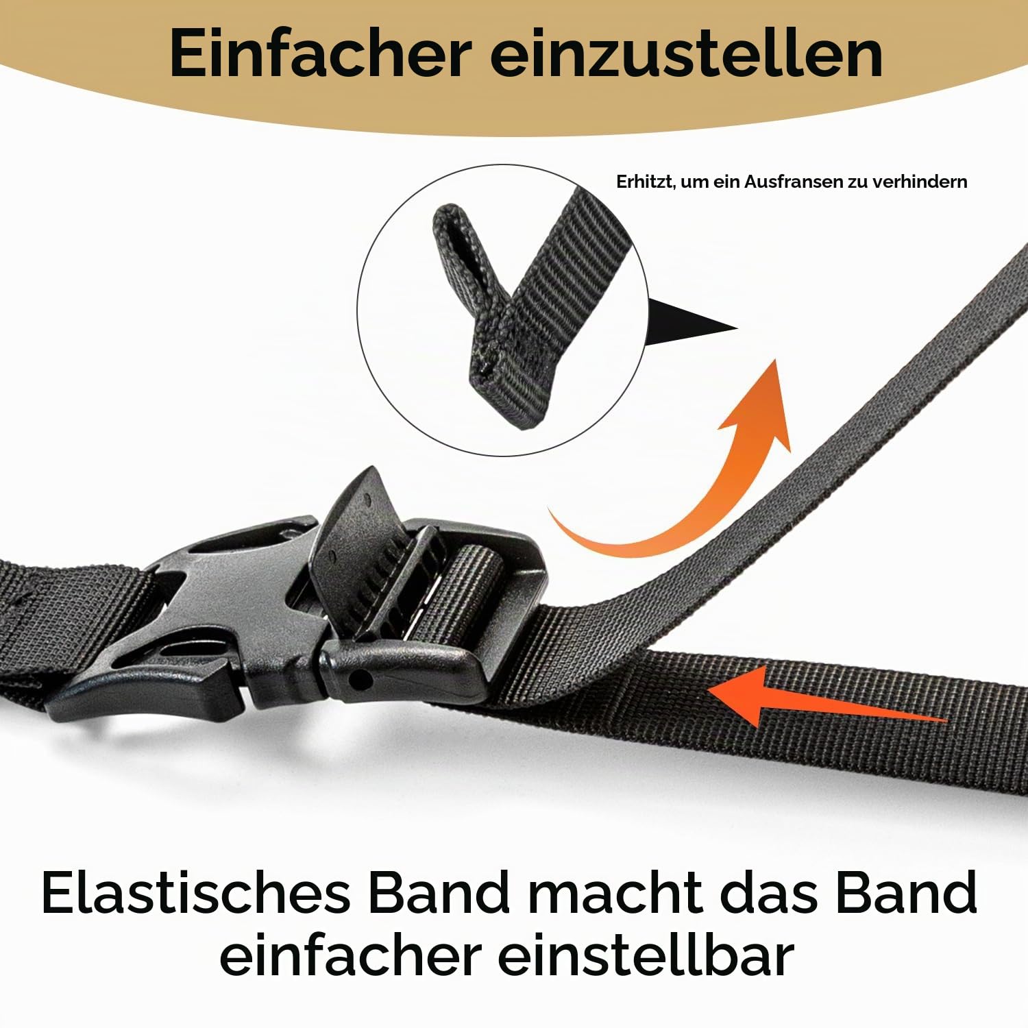 HIKEMAN Taktisches Rush-Stufen-System – verstellbare MOLLE-Rucksackgurte, Befestigungsgurte mit Schnallenclips, Outdoor-Kompressions-Bündelgurt, Erweiterungsmodul, Zubehör, Gepäckgurt (schwarz)