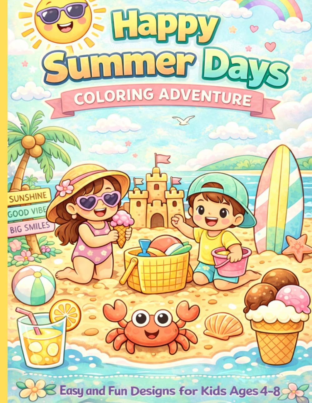 Happy Summer Days Coloring Adventure