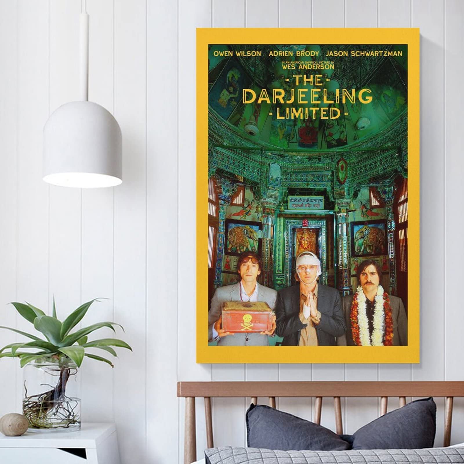 The Darjeeling Limited Vintage Movie Poster Wall Art (1) Canvas