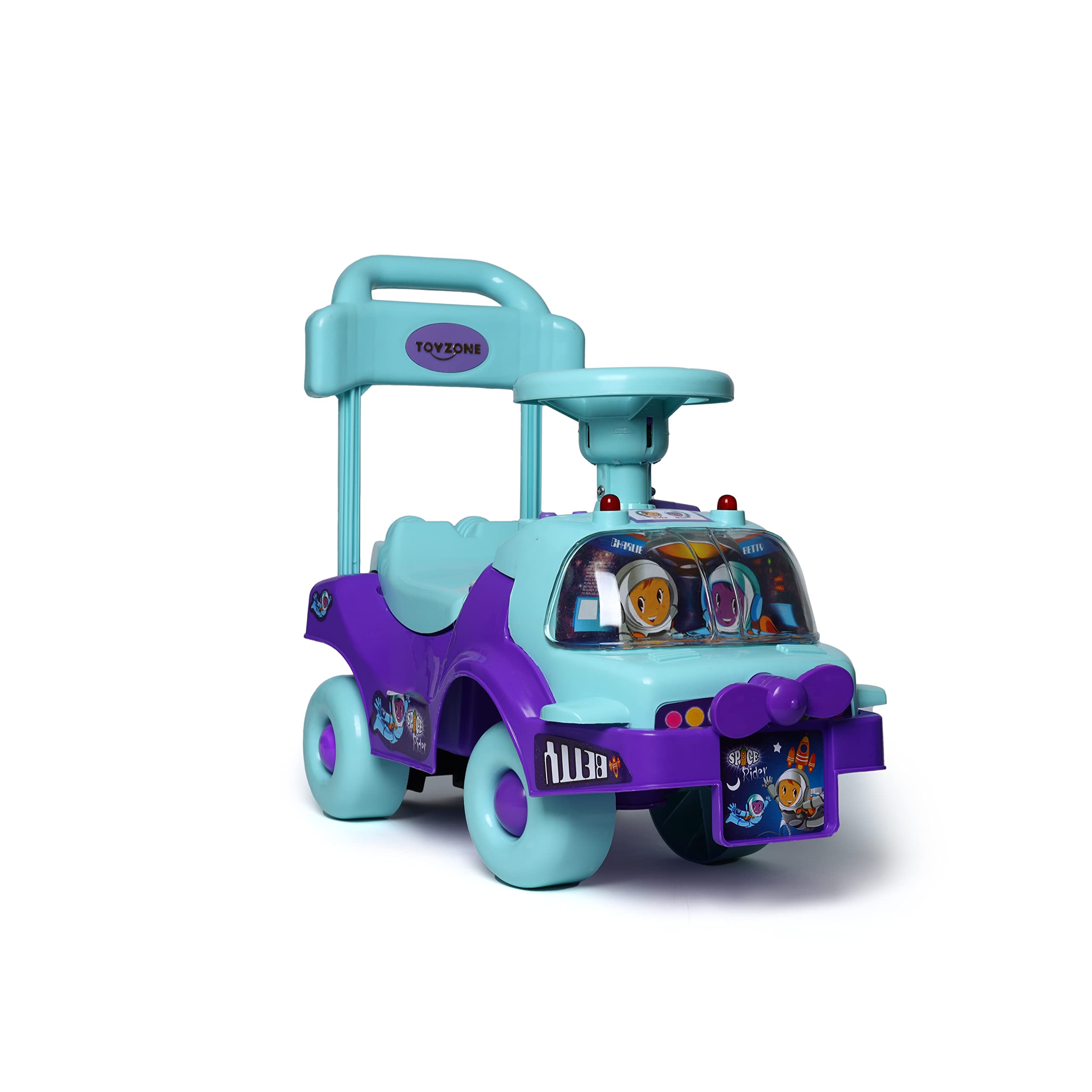 TOYZONERider Car| Ride-on Baby Car |Toy Car|Push Car | Swing Car |Kids Power Wheel Ride on Car for Children/Kids |Toy Baby Car Suitable for Boys & Girls Multicolor (Space Rider)