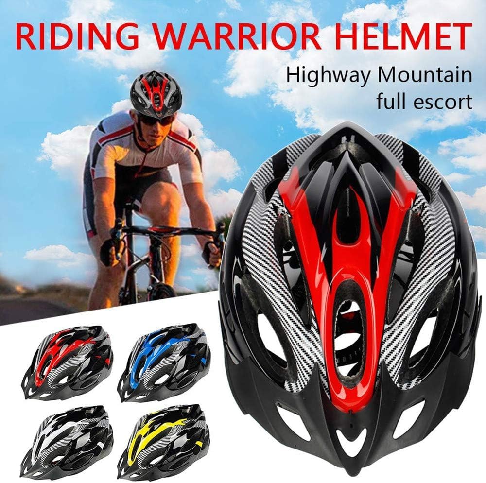 Casco Leggero da Bici da Strada Casco da Ciclismo Uomo Donna per la Sicurezza in Bicicletta per Adulti,C