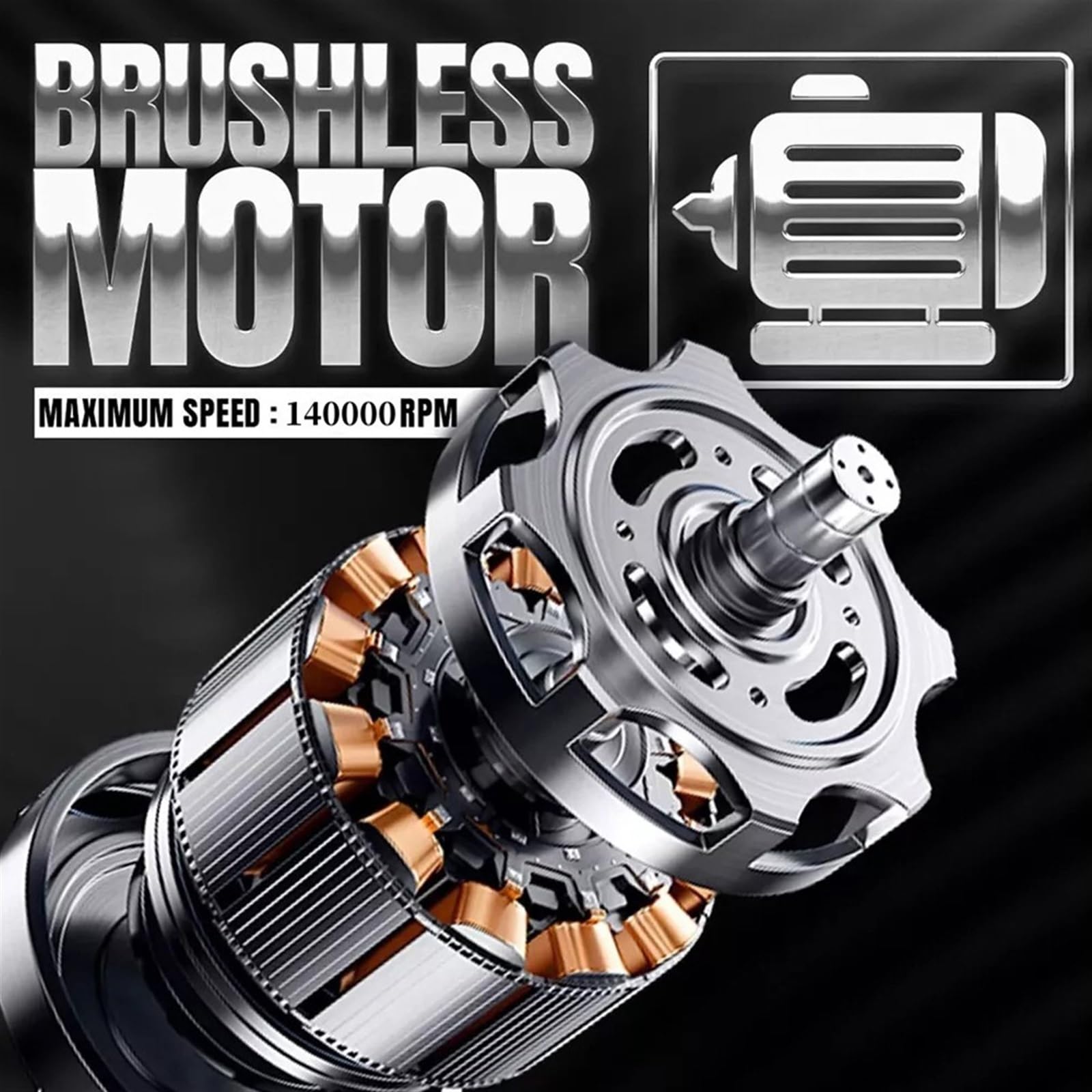 Ventilatore Centrifugo, Turbo Jet Fan 64MM Ducted Turbofan Brushless Motor Spinta 1000-1600g Auto Lavatrice Alta Potenza Polvere Soffiatore Asciugatrice 1100W