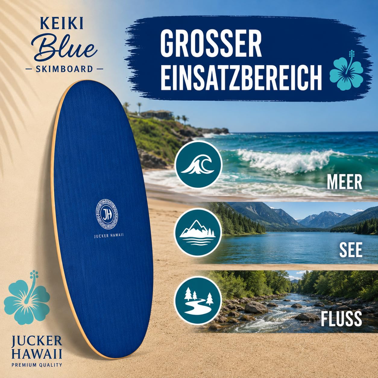 JUCKER Hawaii Skimboards – Fun & Sports für den Strand