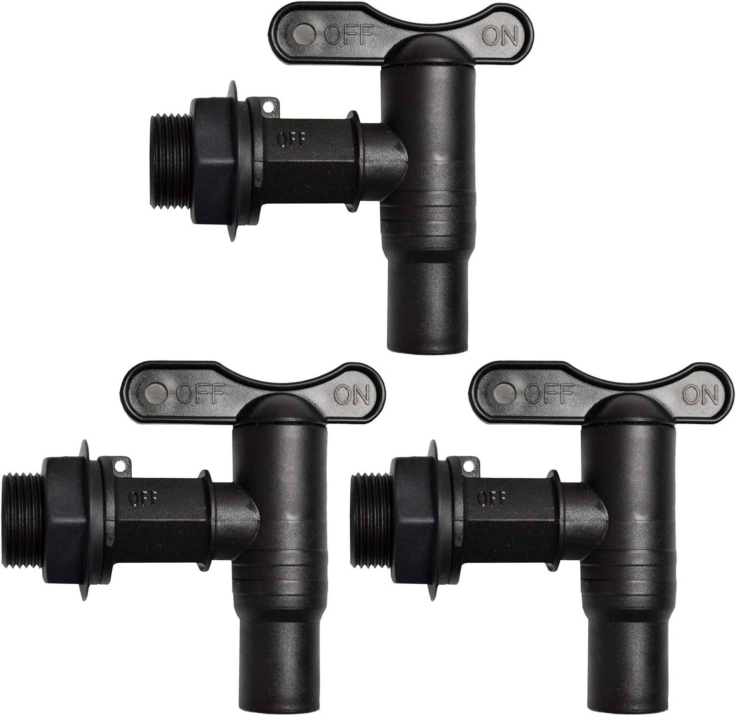 Rubinetto Plastica Per Acqua Piovana - 3/4 AG - Per Barili E Serbatoi IBC - Antigoccia E Resistente - Foto 4