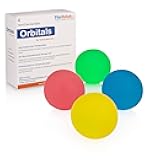FlintRehab Premium Hand Exercise Balls - Set of 4 for Carpal Tunnel Stress/Pain Relief, Stress Balls for Kids & Adults, Squeeze Balls for Hand Therapy/Arthritis - Hand Squeezers for Strength