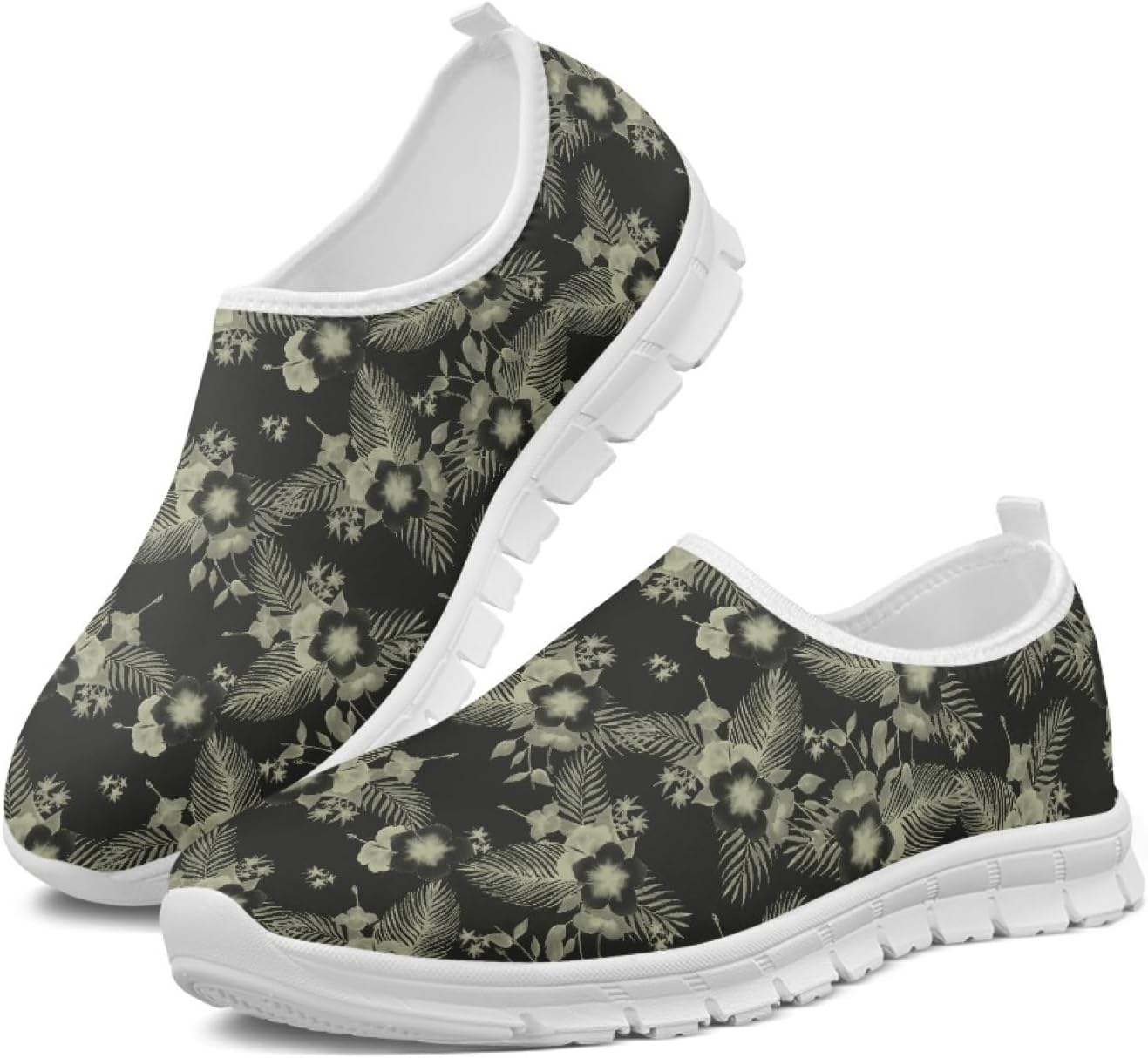 Fashion Shoes for Women Safe Walking Boho Breathable No Laces Flat Women Loafer Shoes Vacation Daily Footwear