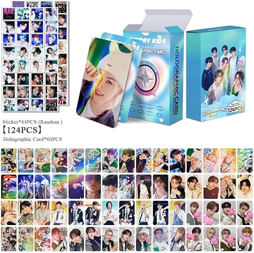 Miniatura 4 de Juego de 496 tarjetas de fotos láser para niños, álbum hueco para niños, tarjeta fotográfica láser Lomo (240 tarjetas fotográficas + 256