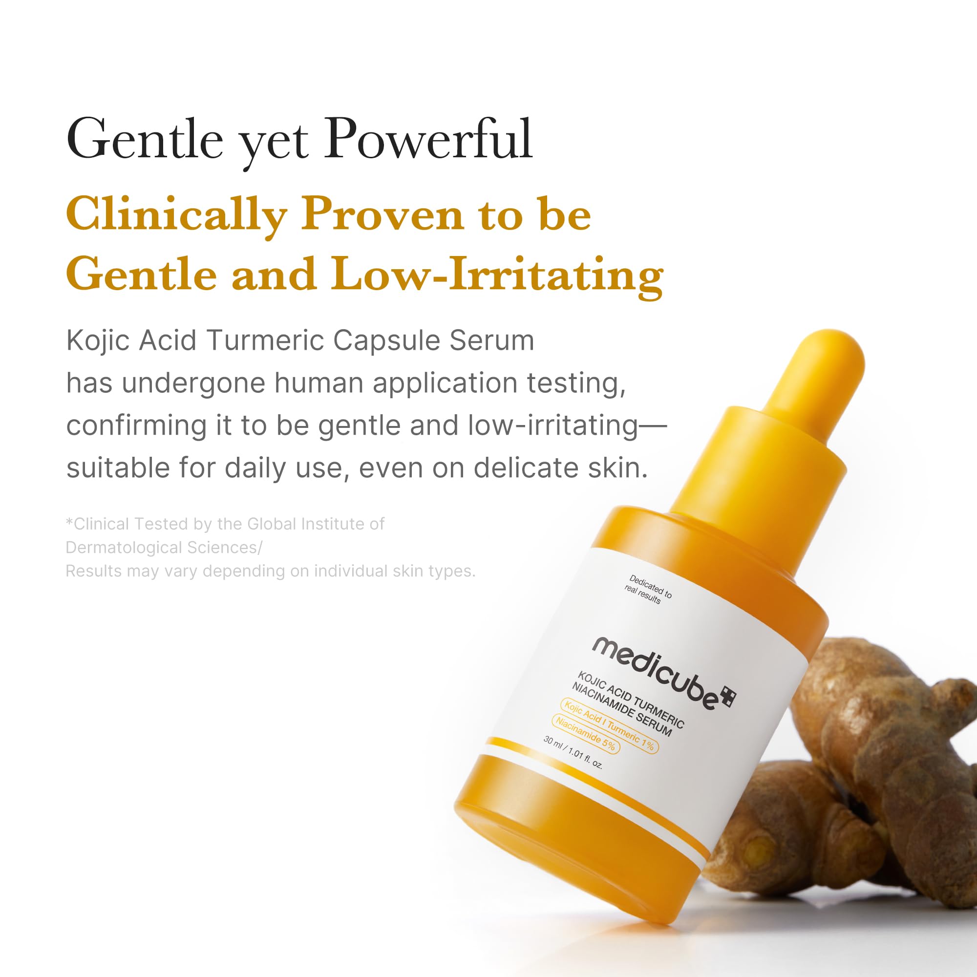 medicube Kojic Acid Turmeric Skin Clarity Set: Smoothing Toner, Clarifying & Balancing Capsule Serum and Capsule Cream for Radiant, Balanced & Smooth-Looking Skin | Korean Skincare, Gifts for Women