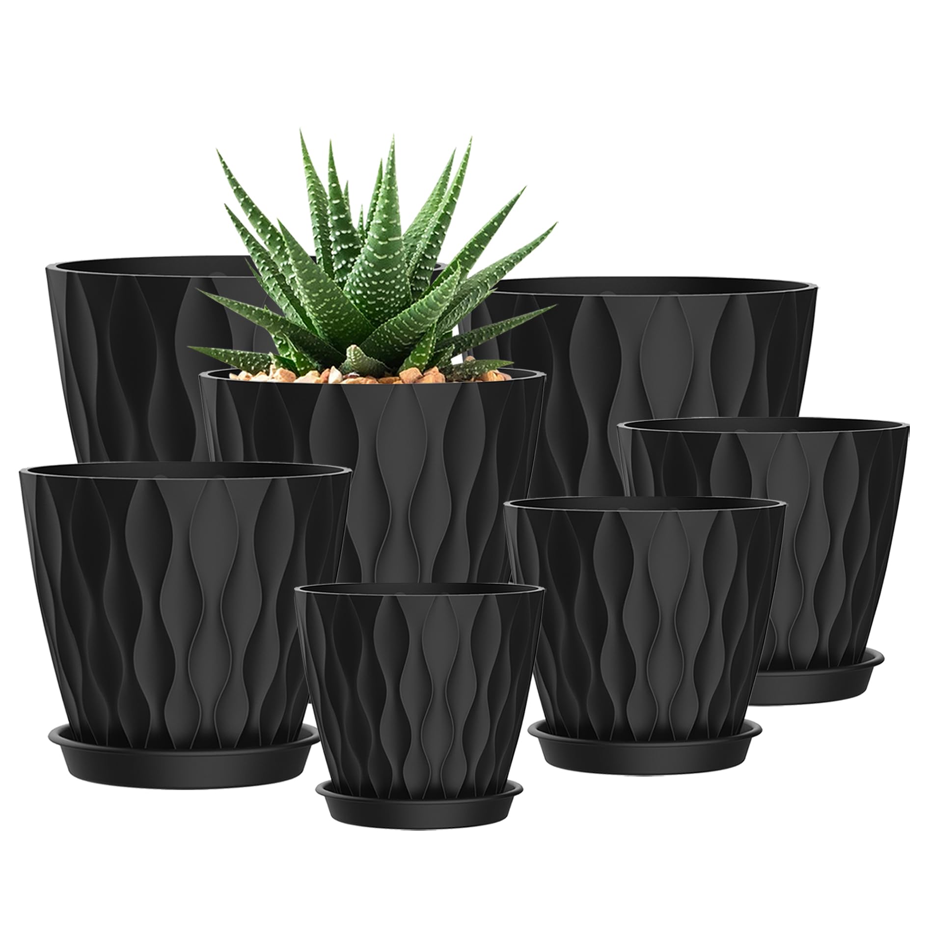 Colorful 4 Inch Plant Pots - 6 Pack -23 Colorful 4 Inch Plant Pots - 6 Pack -23