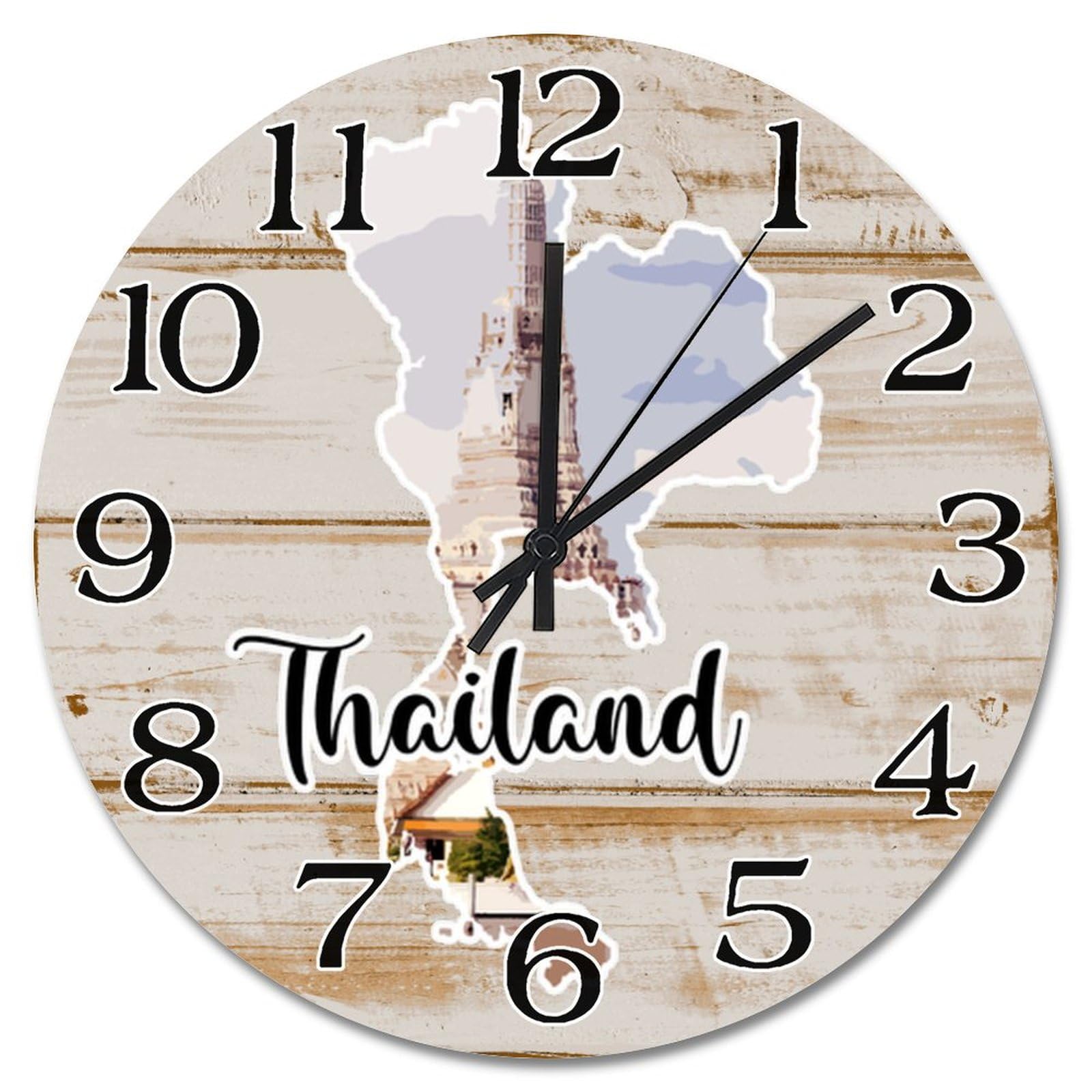 Horloge murale Thaïlande 38 cm pour offrir un cadeau de voyage unique