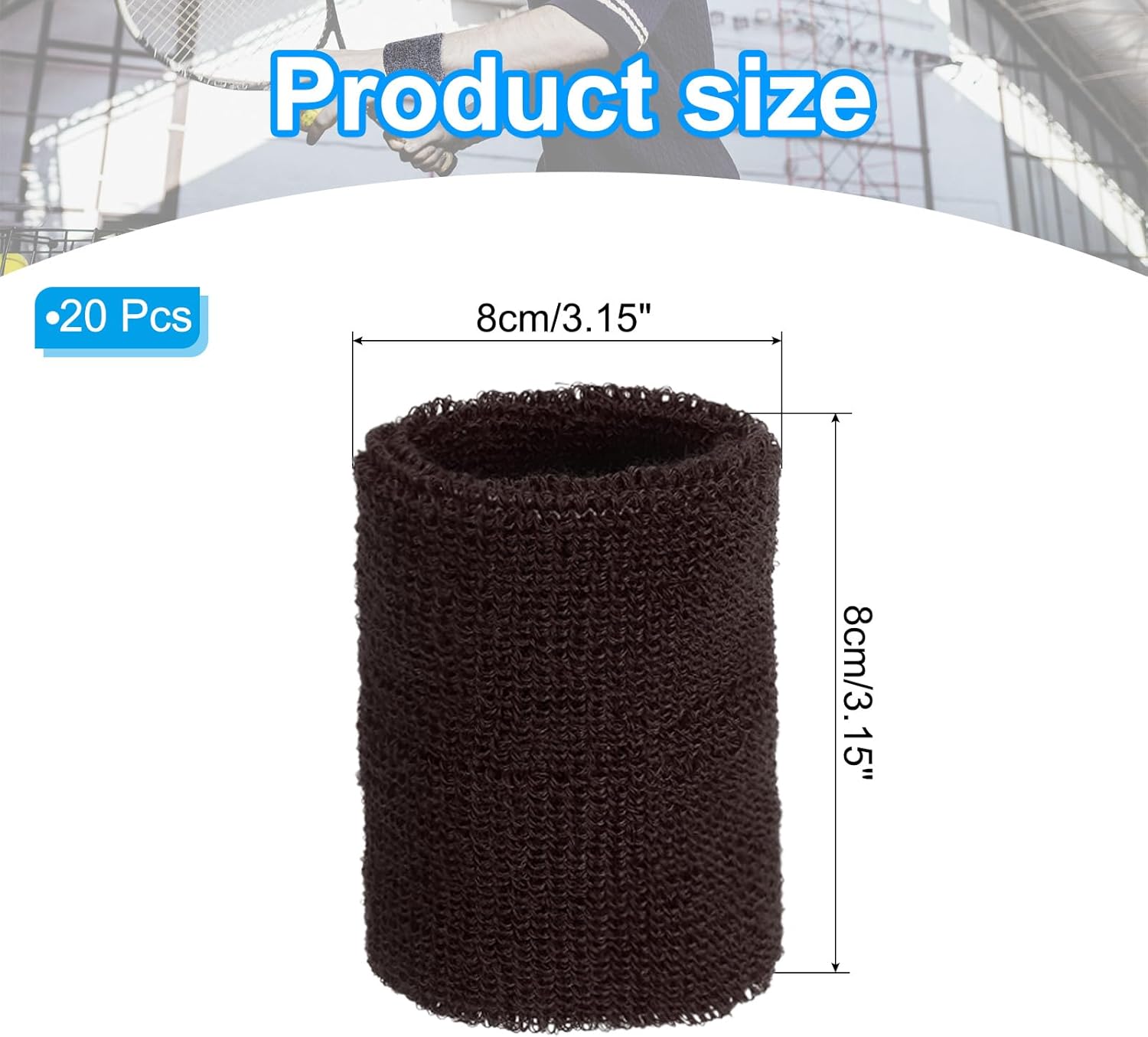 MECCANIXITY Wrist Sweatbands Sports Wrist Bands Sweat for Men & Women Athletic Absorbent for Basketball Football Tennis Soccer Running Working