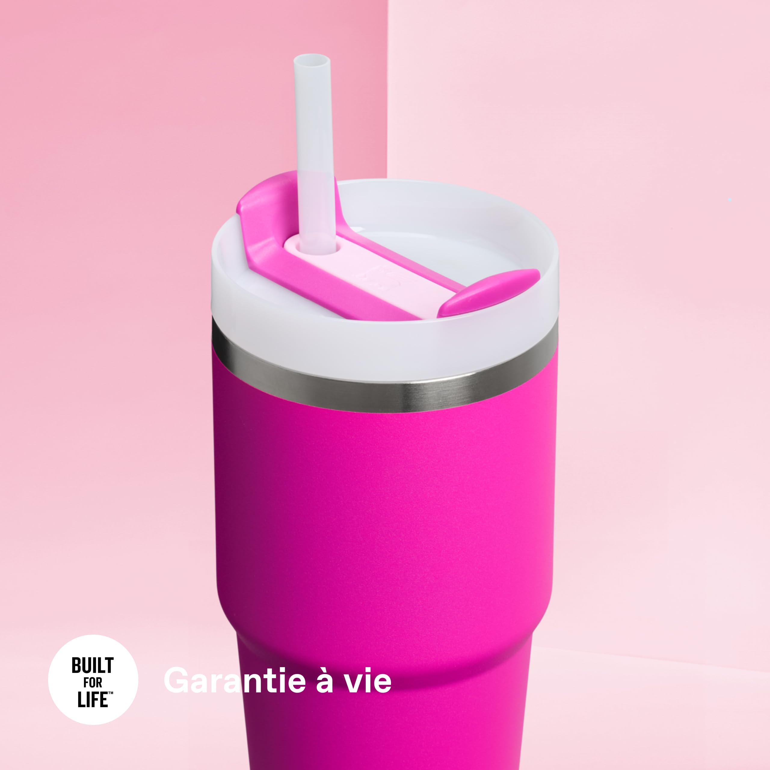 Stanley 1913 Quencher Mug Isotherme avec Paille 0.59L - Violet Blossom