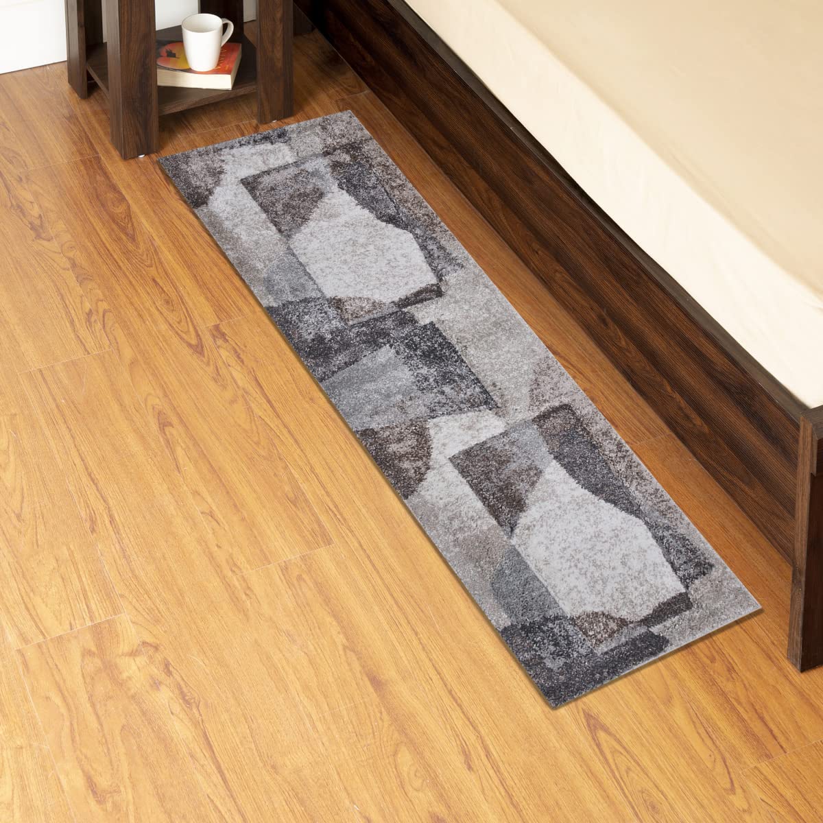 Home Centre Paradise Castine Geo Multicolour Woven Bed Side Runner - 50 x 150 cm