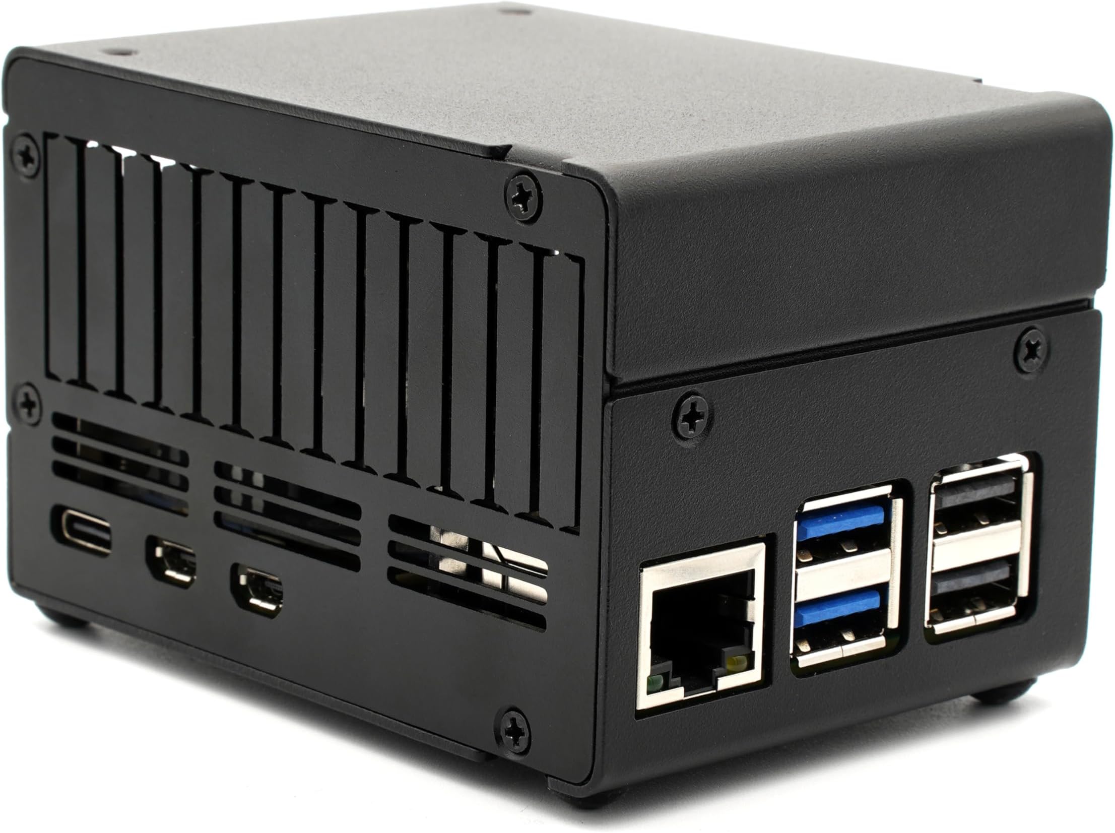 KKSB Case for Raspberry Pi 5 with Space for Hats, Add-on Boards, Cooler, and NVMe Hats