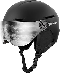 SNOWER Ski Helmet with Goggles