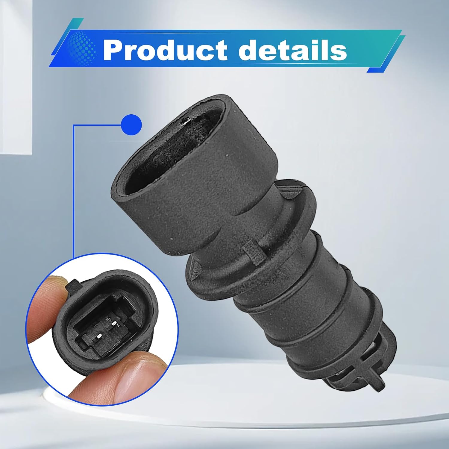 12160244 25037352 12110319 213-243 Intake Air Temperature Sensor - Compatible with Chevrolet Chevy, GMC, Buick, Cadillac, Isuzu, Oldsmobile