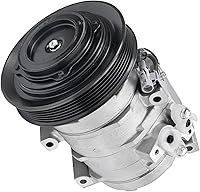 Vista 17 de Compresor de aire acondicionado AC para Ford Police Interceptor Utility 2013-2015, Ford Explorer 2011-2015, con embrague de A/C, compresor de CA