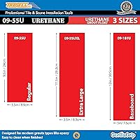 Vista 6 de Troxell USA - Flotador de lechada de uretano de 4" x 9" con mango SoftGrip