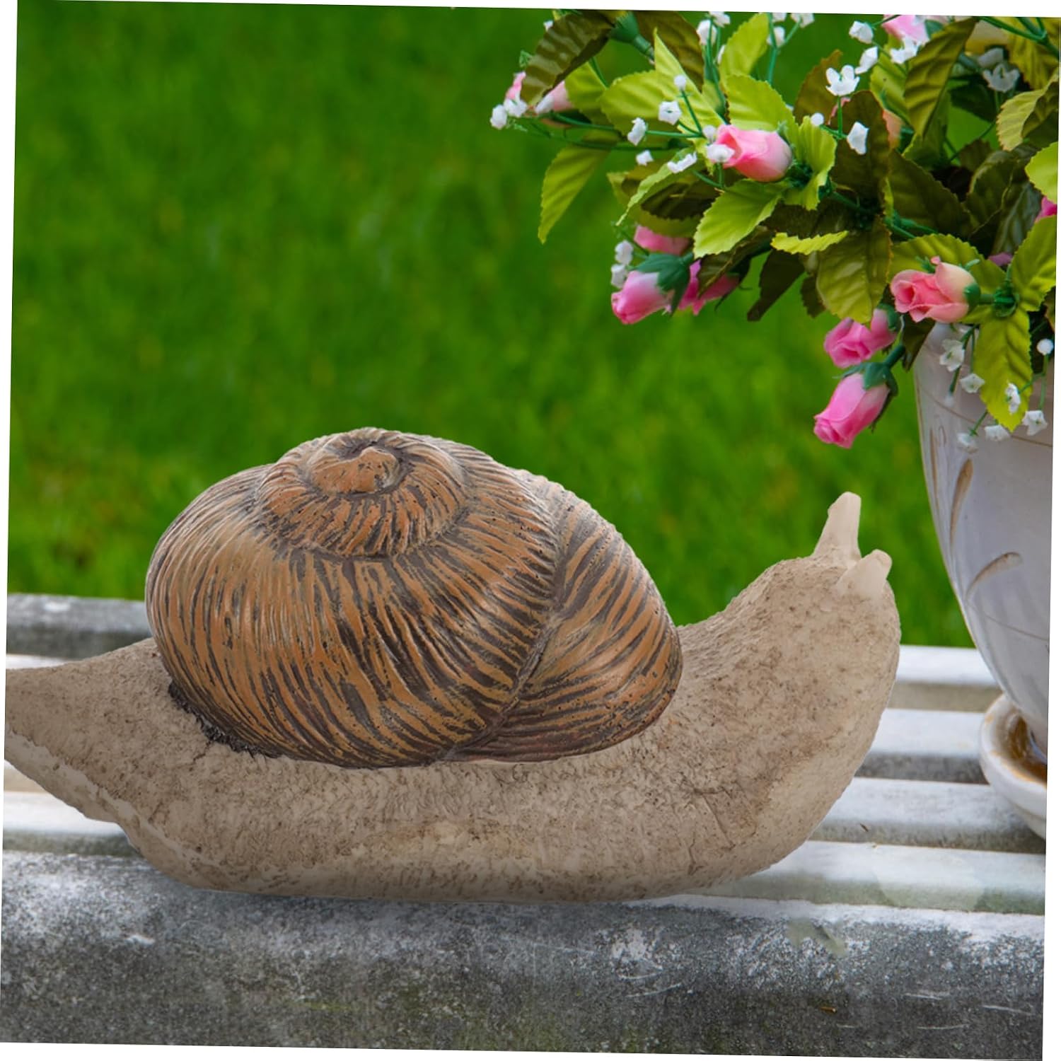Weatherproof Stone Key Holder Box Outdoor Garden Decor Hidden Key Rock