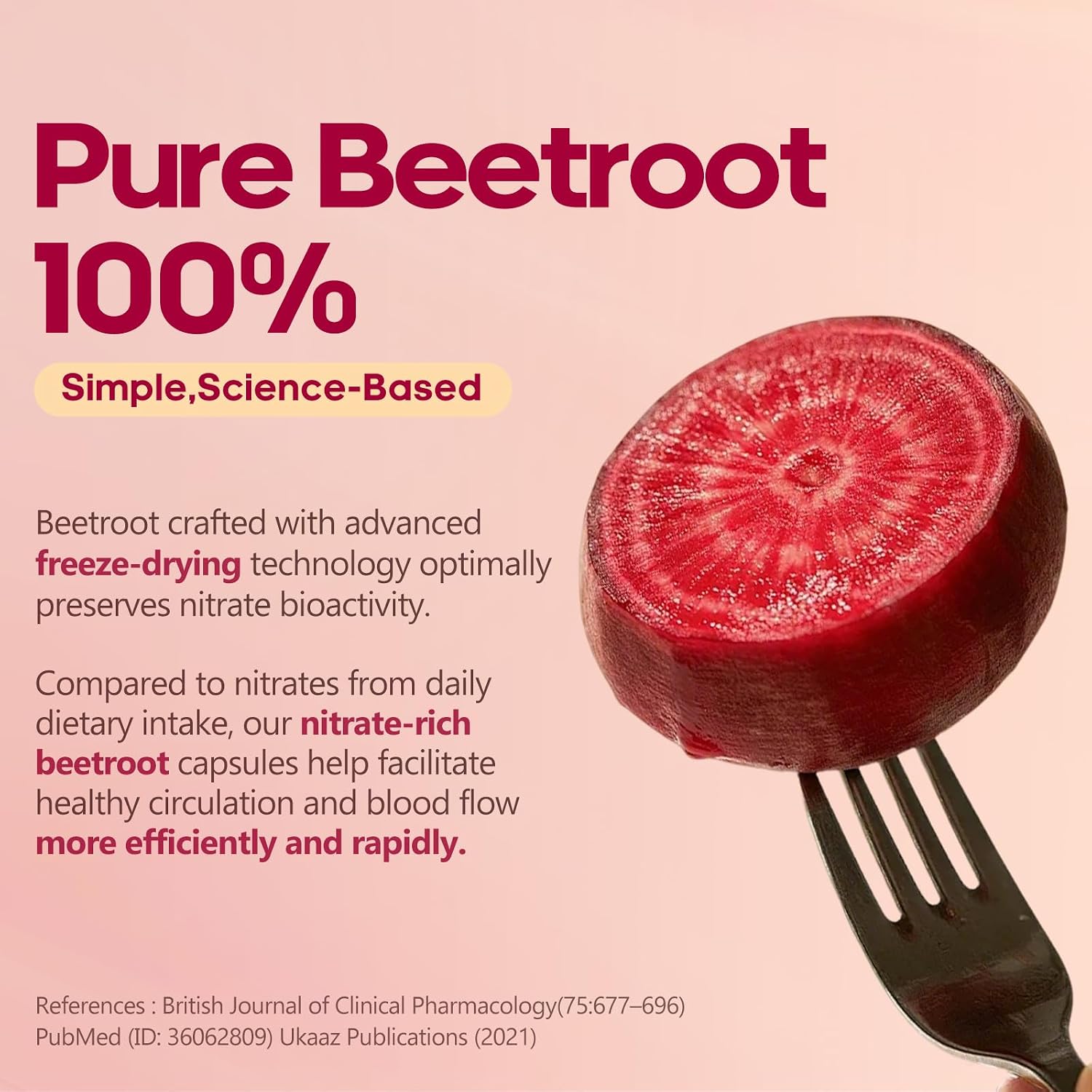 Rasav Beet Root Capsules - 1300mg Beet Root Powder Helps Support Nitric Oxide Production, Blood Flow, Blood Circulation & Energy, Non-GMO, Beet Supplement - 60 Capsules, 30-Day Supply