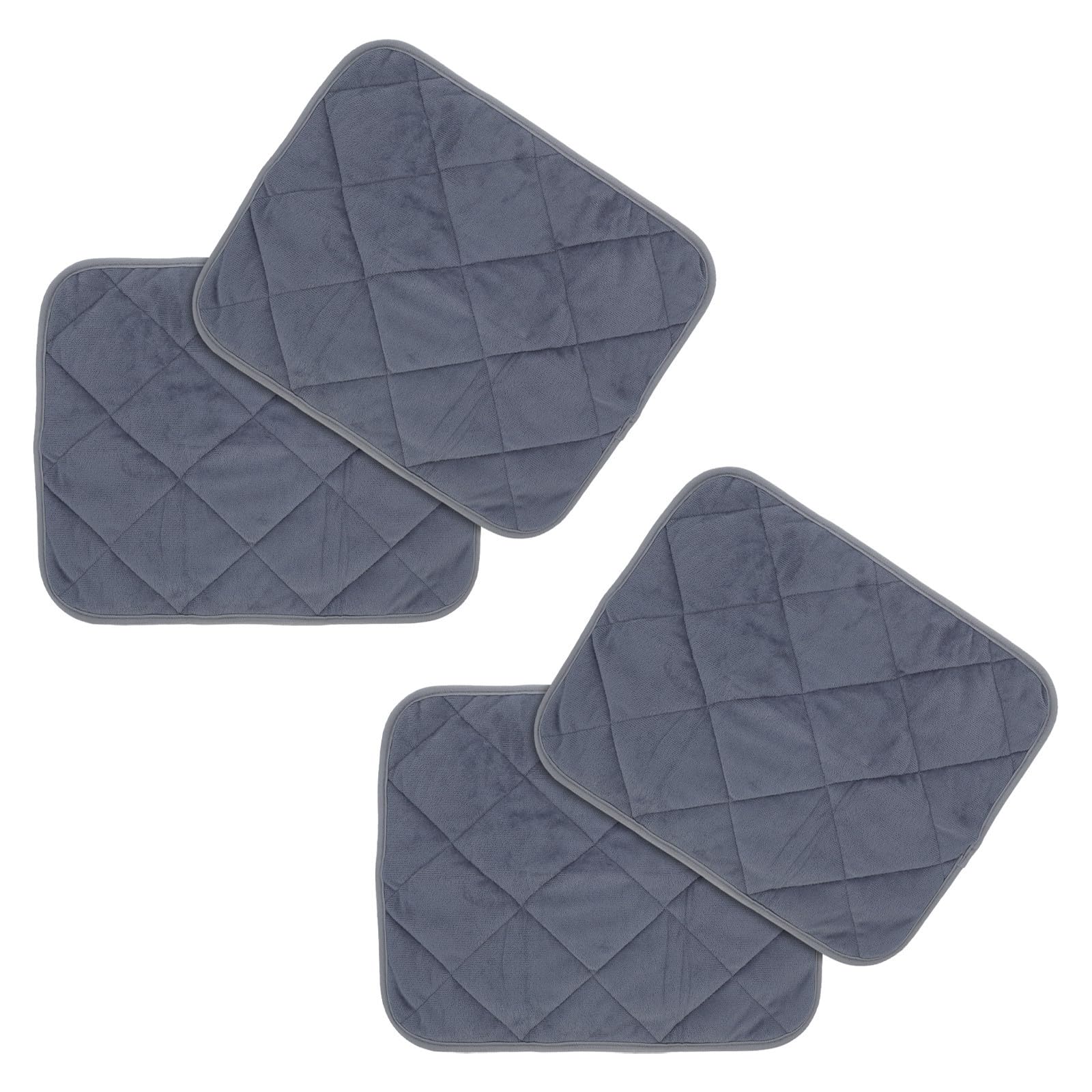 4 Pièces Tapis Chauffant pour Chat Autochauffant Lit pour Chat Chaud avec Isolation Thermique Confortable et Doux pour Animaux Domestiques pour Hiver