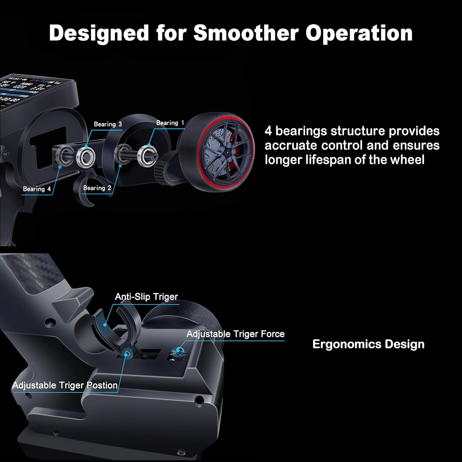 MEUS RACING ME-10B Ergonomics and Smooth Operation