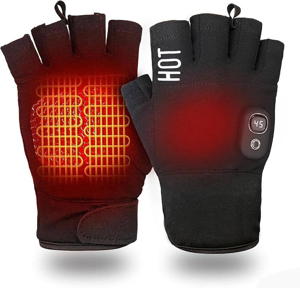 Amazon.co.jp: Lemonior 電熱グローブ ヒーター手袋 バイク USB充電式