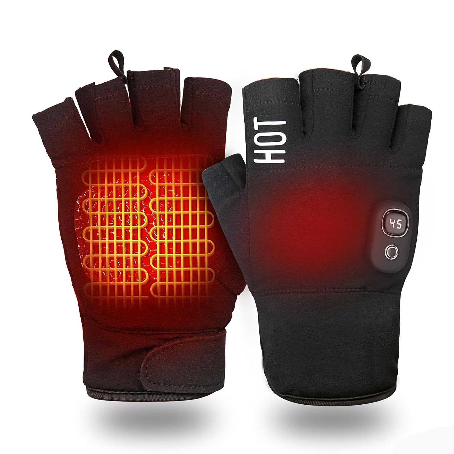 Amazon.co.jp: Lemonior 電熱グローブ ヒーター手袋 バイク USB充電式